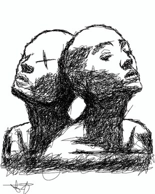 Akhona Mbange - Siblings Agbowo Art African Literary Art