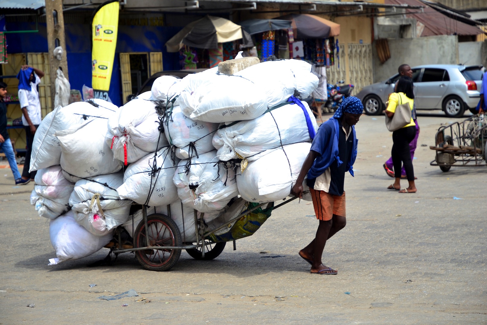 Bukunmi Oyewole - The Hauler Agbowo Art African Literary Art